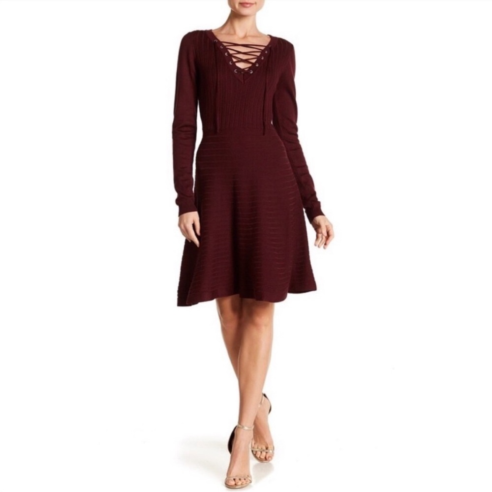 Nina Leonard ✨️ Midi Sweater Dress - Picture 1 of 7